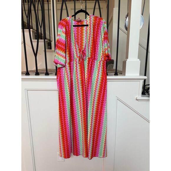 Show me Your Mumu Women's Cabo Groovy Knit Kenzie Maxi Dress Size 1X - Picture 4 of 6